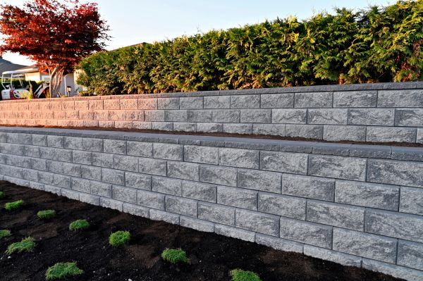 Concrete Retaining Wall Installation in Spanish Fork