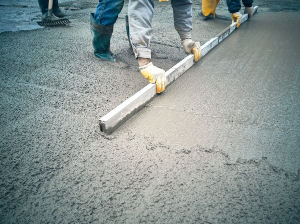 Cement Slab Installation in Spanish Fork