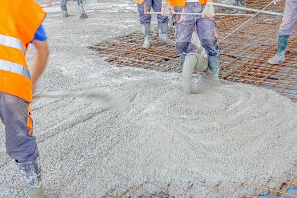 Cement Slab Pouring in Spanish Fork