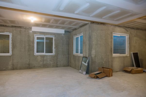 Basement Concrete Installation in Spanish Fork
