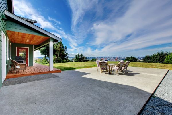 Backyard Concrete Paving in Spanish Fork