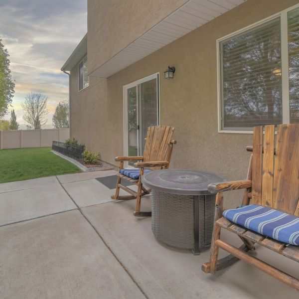 Backyard Slab Construction in Spanish Fork
